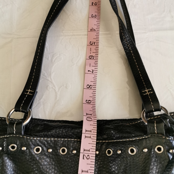 Red by Marc Ecko Black Faux Leather Tote Bag - Picture 4 of 7